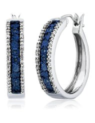 blue diamond earrings