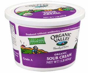 organic valley sour cream