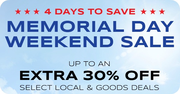 groupon memorial day sale