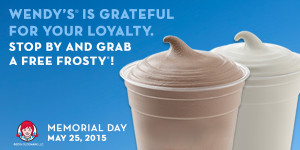Free Frosty Wendy's