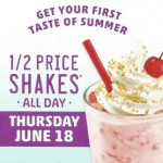 half priced shakes sonic