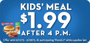 Wendy's kids meals