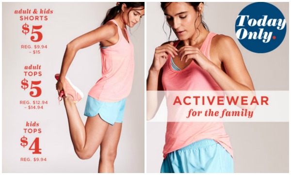 old navy active wear