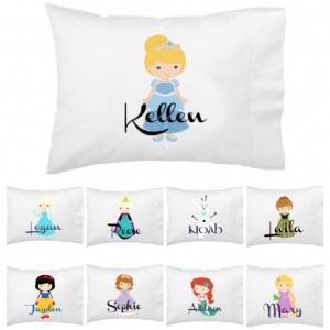 personalized princess pillowcases