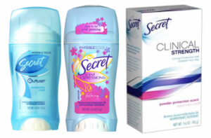 secret deodorant
