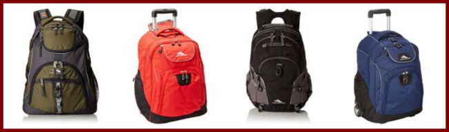 high sierra backpacks