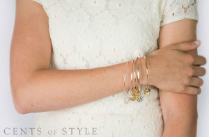 monogrammed bracelet