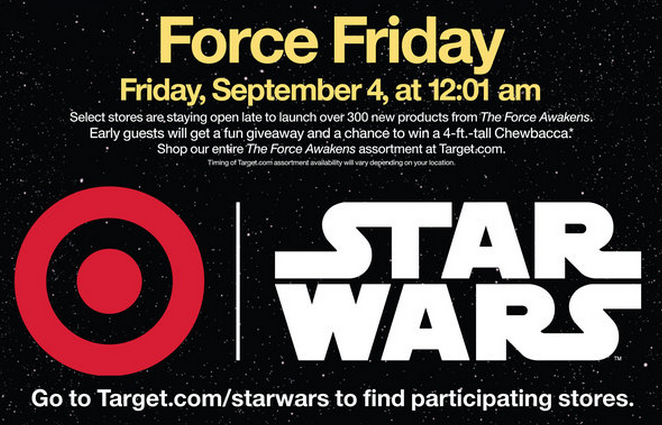 Target: 10 Off 50 or 25 Off 100 Star Wars Purchase Starting 94 ...