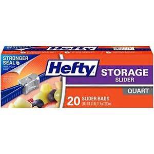 hefty storage bags