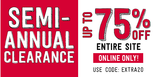 crazy 8 semi annual sale