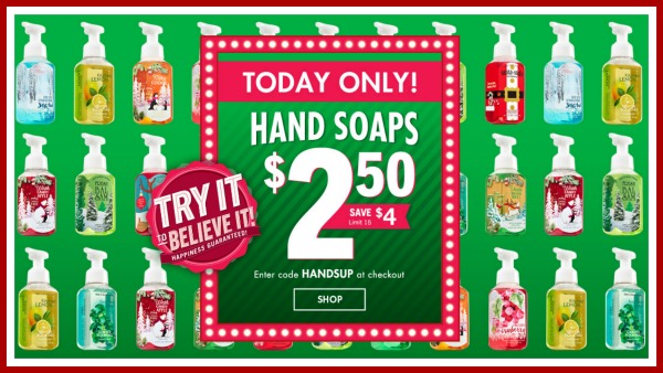 bath and body works hand soaps