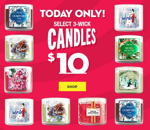 bath and body works candles