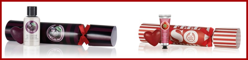 festive crackers the body shop