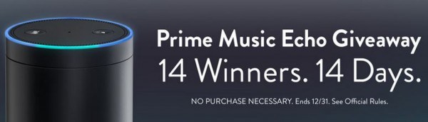 prime music echo giveaway
