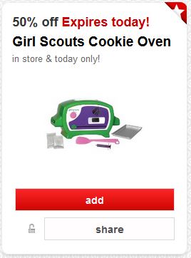 target girl scouts oven