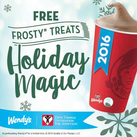 wendys free frosty treats