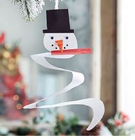 michaels snowman mobile