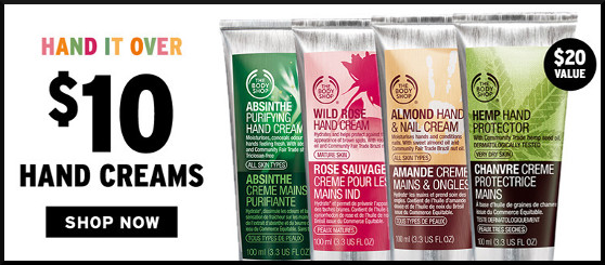 body shop 10 hand lotion