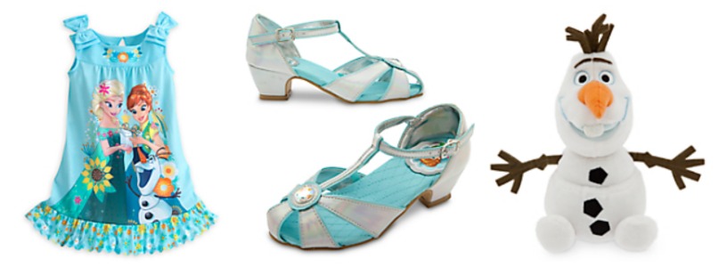 frozen items disney store