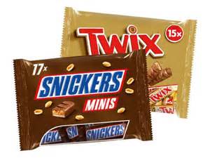 snickers twix minis