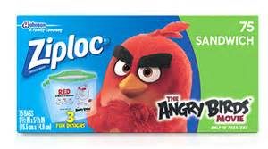 ziplock angry birds