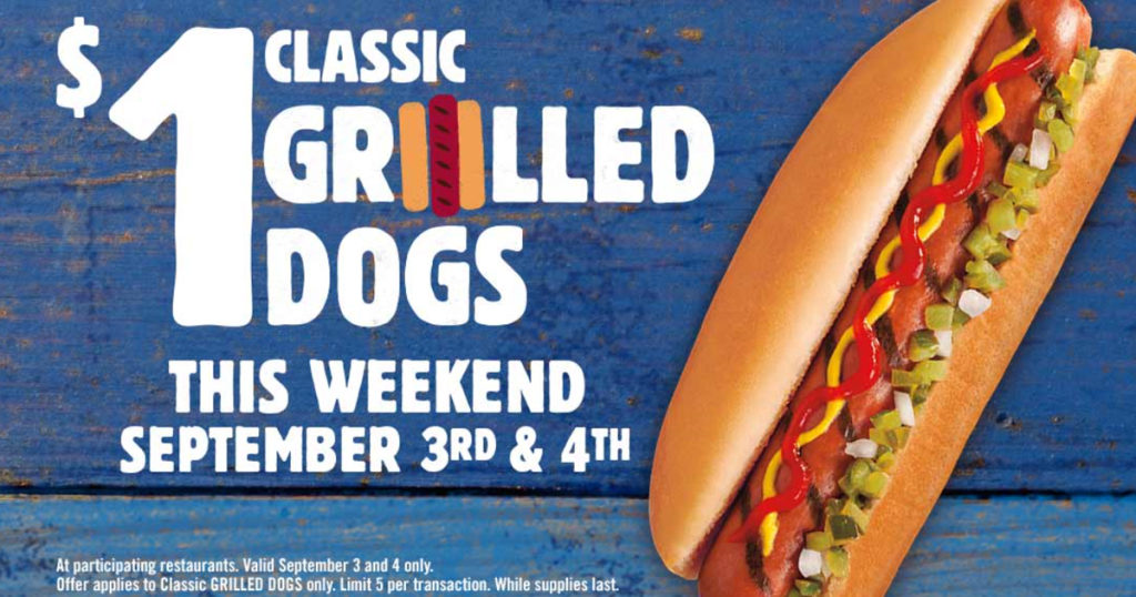burger king grilled dogs