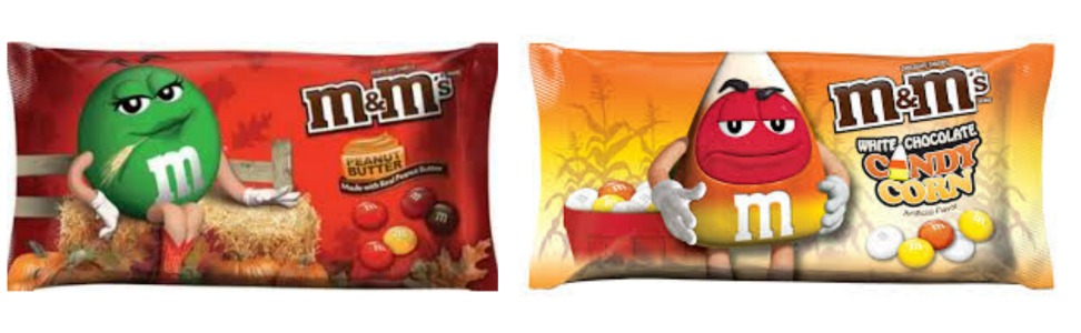m&m halloween candy