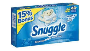 snuggle dryer sheets