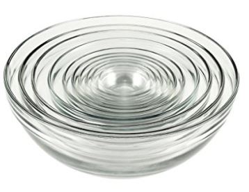 anchor hocking glass bowl set