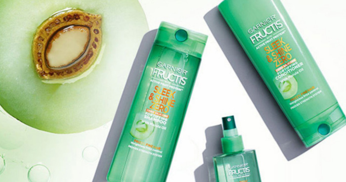 garnier sleek shine zero hair care sample