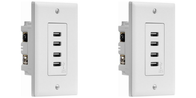 wall usb outlet