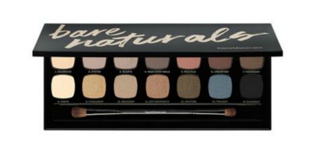 bare naturals eye palette