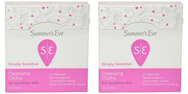 summers eve wipes