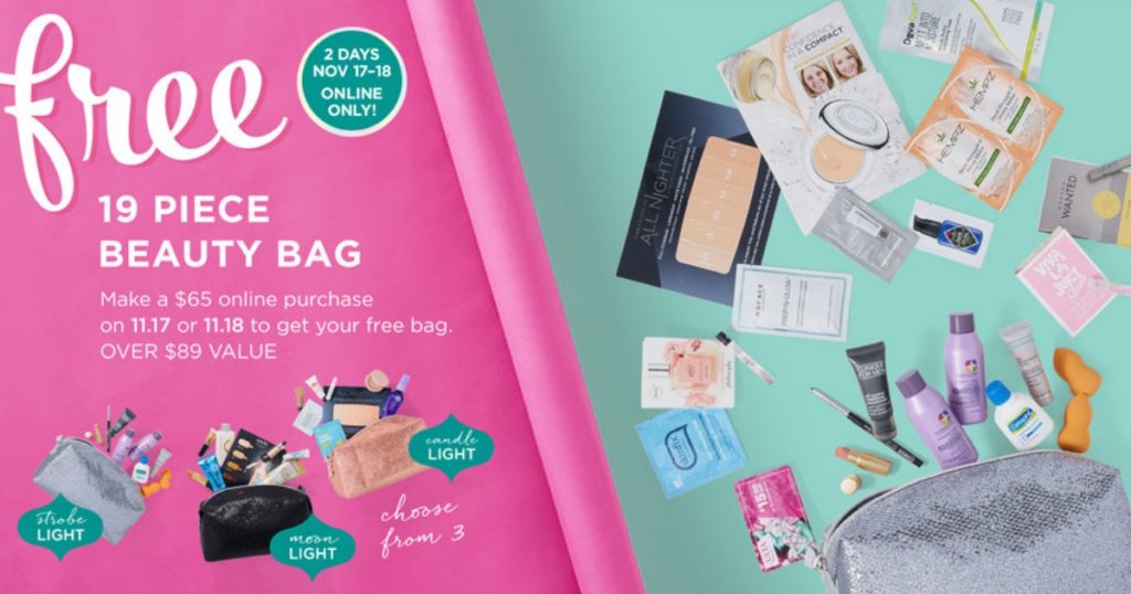 ulta free beauty bag
