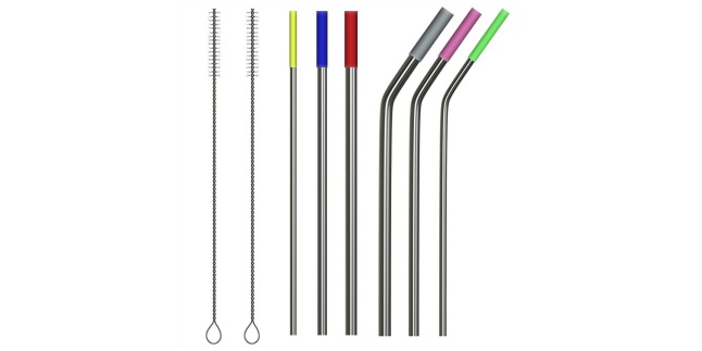 stainless steel straws