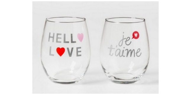valentine wine glasses