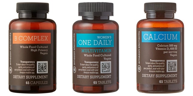 amazon elements vitamins