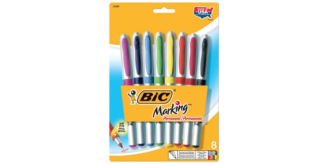 bic marking permanet markers