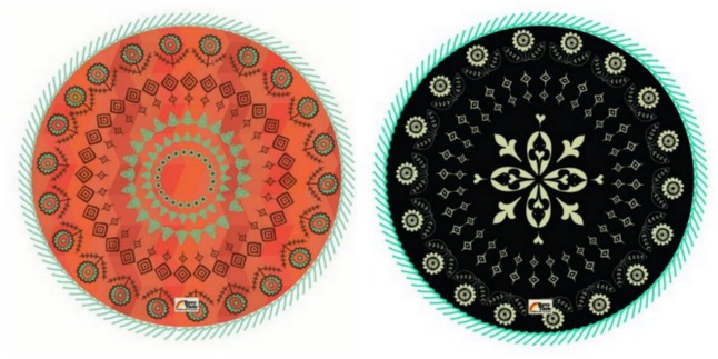 round beach towels