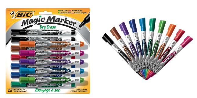 BIC dry erase markers