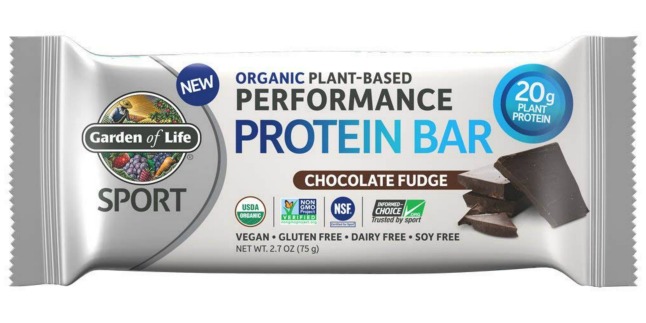 garden of life protein bar