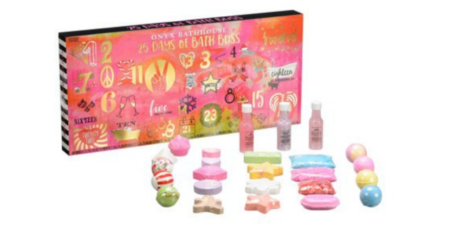 bath bombs advent calendar