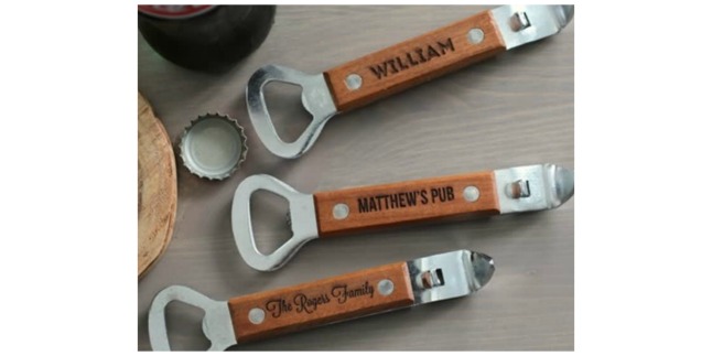 personalized bottle opener