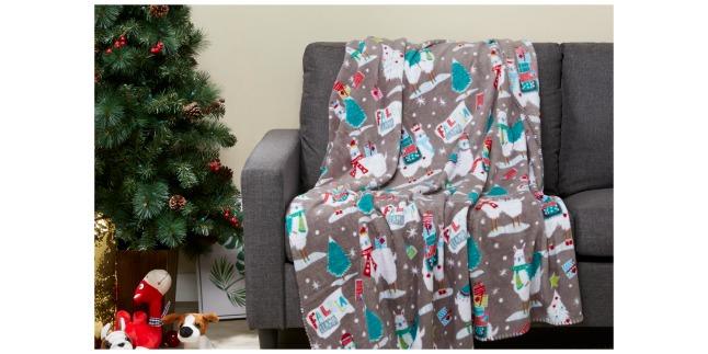 mainstays fleece throws