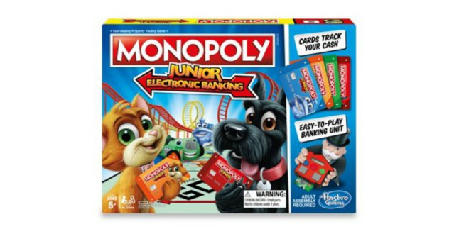 monopoly junior electric banking