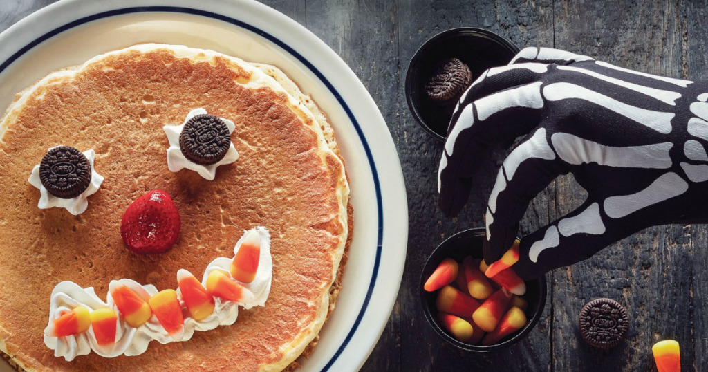 ihop scary face pancakes