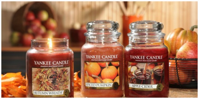 yankee candle harvest scents