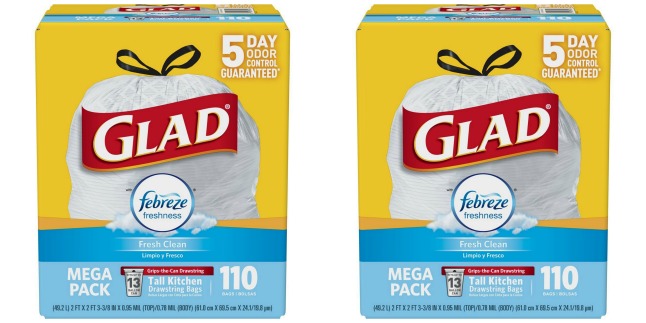 glad trash bags 110 count