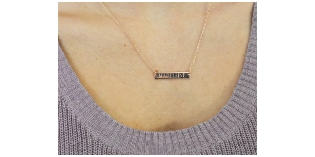 personalized necklace