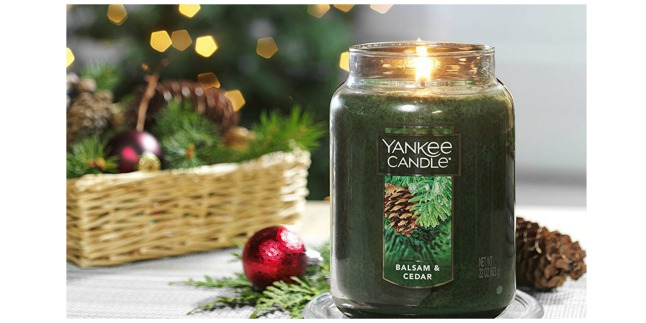yankee candle balsam cedar
